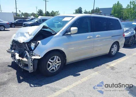 2007 Honda Odyssey Ex-L from USA, damaged, VIN 5FNRL38657B442342